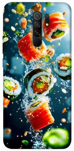 Чехол itsPrint Sushi falling для Xiaomi Redmi 9