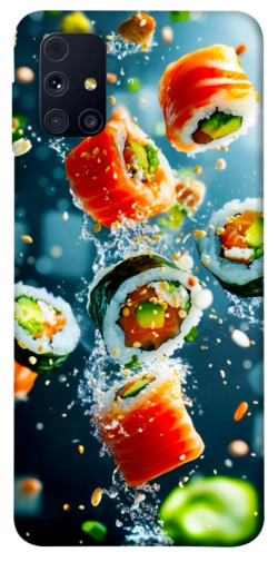 Чехол itsPrint Sushi falling для Samsung Galaxy M31s