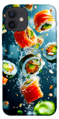Чехол itsPrint Sushi falling для Apple iPhone 12 Pro (6.1")
