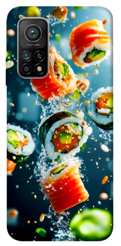 Чехол itsPrint Sushi falling для Xiaomi Mi 10T