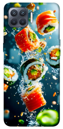 Чехол itsPrint Sushi falling для Oppo Reno 4 Lite