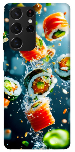 Чехол itsPrint Sushi falling для Samsung Galaxy S21 Ultra