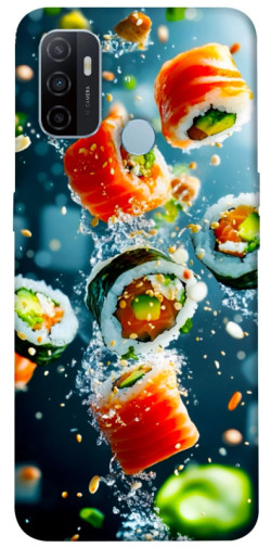 Чехол itsPrint Sushi falling для Oppo A53 / A32 / A33
