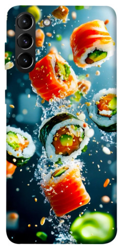 Чехол itsPrint Sushi falling для Samsung Galaxy S21+