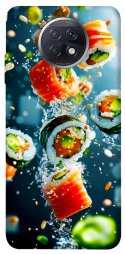 Чехол itsPrint Sushi falling для Xiaomi Redmi Note 9 5G / Note 9T