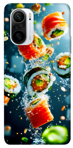 Чехол itsPrint Sushi falling для Xiaomi Redmi K40 / K40 Pro / K40 Pro+ / Poco F3