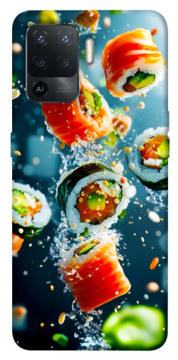 Чехол itsPrint Sushi falling для Oppo Reno 5 Lite