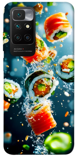 Чохол itsPrint Sushi falling для Xiaomi Redmi 10