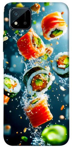 Чехол itsPrint Sushi falling для Realme C11 (2021)