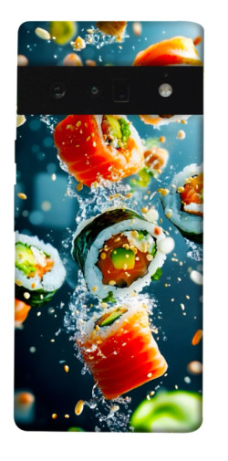 Чехол itsPrint Sushi falling для Google Pixel 6 Pro