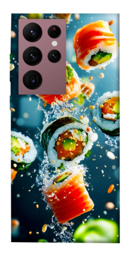 Чехол itsPrint Sushi falling для Samsung Galaxy S22 Ultra