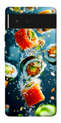 Чехол itsPrint Sushi falling для Google Pixel 6