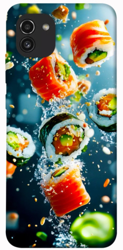 Чехол itsPrint Sushi falling для Samsung Galaxy A03