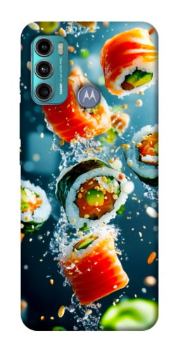 Чехол itsPrint Sushi falling для Motorola Moto G60
