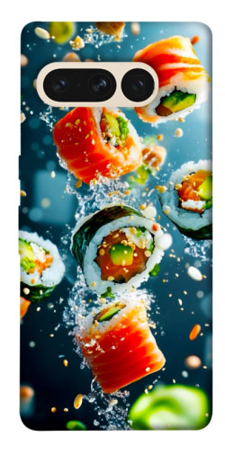 Чехол itsPrint Sushi falling для Google Pixel 7 Pro
