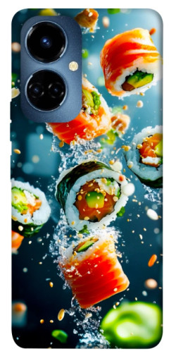 Чехол itsPrint Sushi falling для TECNO Camon 19 (CI6n) / 19 Pro (CI8n)