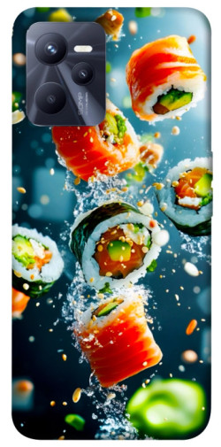 Чехол itsPrint Sushi falling для Realme C35