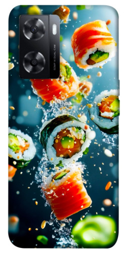 Чехол itsPrint Sushi falling для Oppo A57s