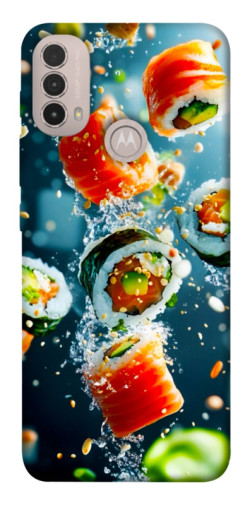 Чехол itsPrint Sushi falling для Motorola Moto E40