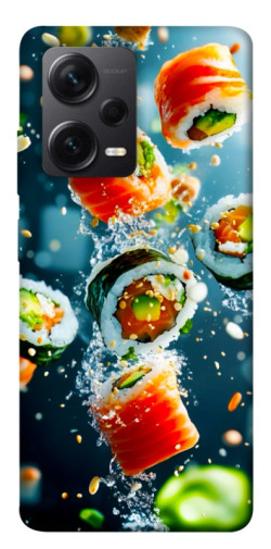 Чехол itsPrint Sushi falling для Xiaomi Redmi Note 12 Pro+ 5G