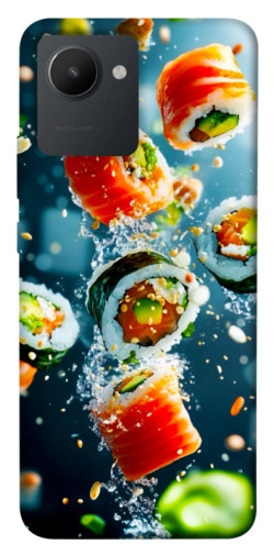 Чехол itsPrint Sushi falling для Realme C30s