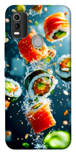 Чехол itsPrint Sushi falling для Nokia C21 Plus