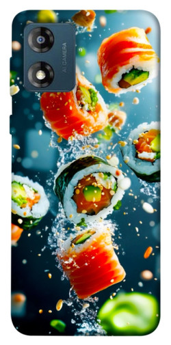 Чехол itsPrint Sushi falling для Motorola Moto E13