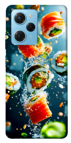 Чехол itsPrint Sushi falling для Xiaomi Poco X5 Pro 5G