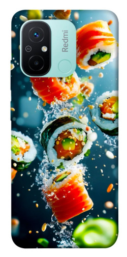Чехол itsPrint Sushi falling для Xiaomi Redmi 12C