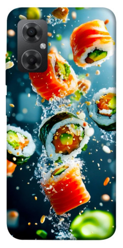 Чехол itsPrint Sushi falling для Xiaomi Redmi Note 11R