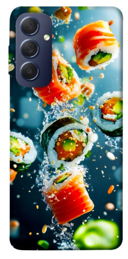 Чехол itsPrint Sushi falling для Samsung Galaxy M54 5G