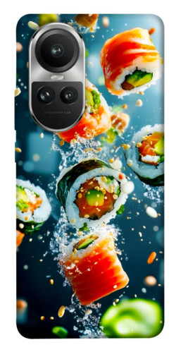Чехол itsPrint Sushi falling для Oppo Reno 10