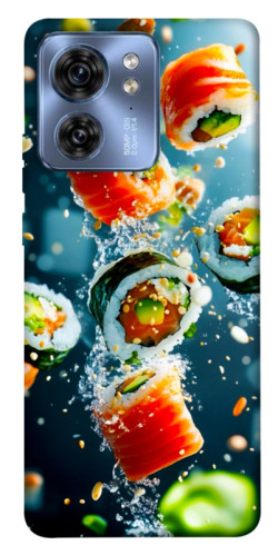 Чехол itsPrint Sushi falling для Motorola Edge 40