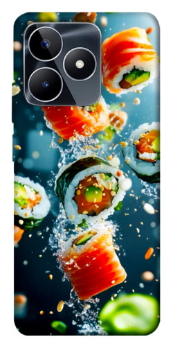 Чехол itsPrint Sushi falling для Realme C53