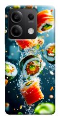Чехол itsPrint Sushi falling для Xiaomi Redmi Note 13 5G