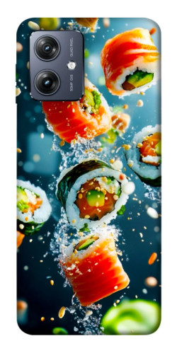 Чехол itsPrint Sushi falling для Motorola Moto G54