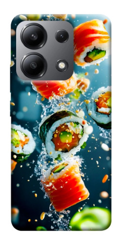 Чехол itsPrint Sushi falling для Xiaomi Redmi Note 13 4G