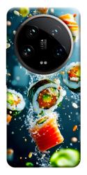 Чехол itsPrint Sushi falling для Xiaomi 14 Ultra