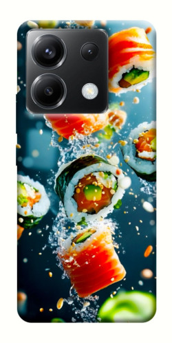 Чехол itsPrint Sushi falling для Xiaomi Poco X6