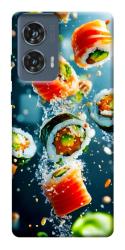 Чехол itsPrint Sushi falling для Motorola Edge 50 Fusion