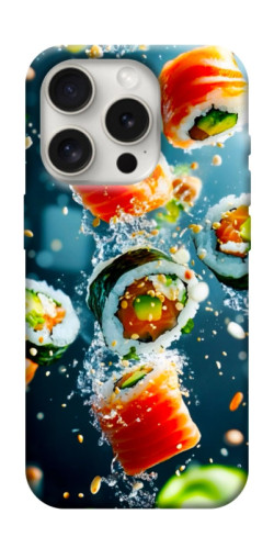 Чехол itsPrint Sushi falling для Apple iPhone 16 Pro Max (6.9")