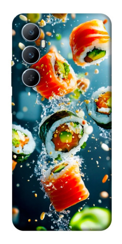 Чехол itsPrint Sushi falling для Realme C65 4G