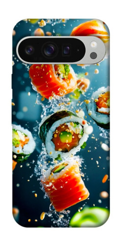 Чехол itsPrint Sushi falling для Google Pixel 9 Pro XL