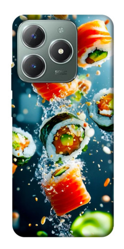Чехол itsPrint Sushi falling для Realme C61 4G
