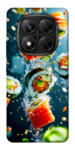 Чехол itsPrint Sushi falling для Xiaomi Redmi Note 14 Pro 5G