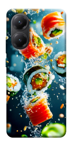 Чехол itsPrint Sushi falling для Xiaomi Poco X7 Pro