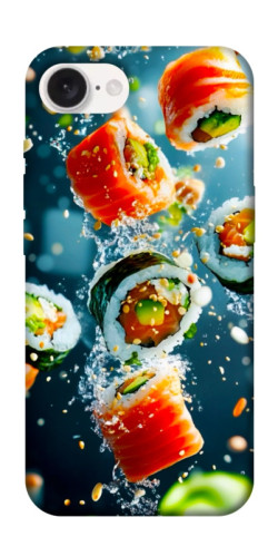 Чехол itsPrint Sushi falling для Apple iPhone 16e (6.1")