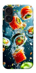 Чехол itsPrint Sushi falling для Apple iPhone 17 (6.3")