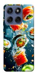 Чехол itsPrint Sushi falling для Motorola Edge 60 Fusion