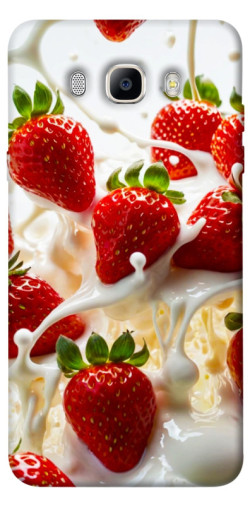 Чехол itsPrint Strawberry and cream для Samsung J510F Galaxy J5 (2016)